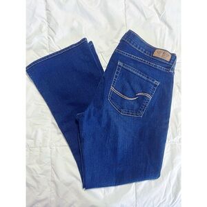 Levi’s Signature 14 SHORT Curvy Bootcut Jeans Mid Rise Dark Wash